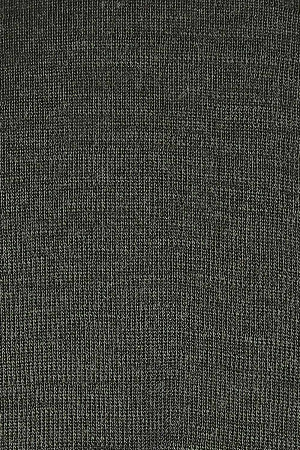 Product shot of the Signature Crew Neck in colour Olive (Green), detail