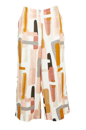 Product shot of the Its Only Natural Pant – Blockart in colour Blockart, from the front