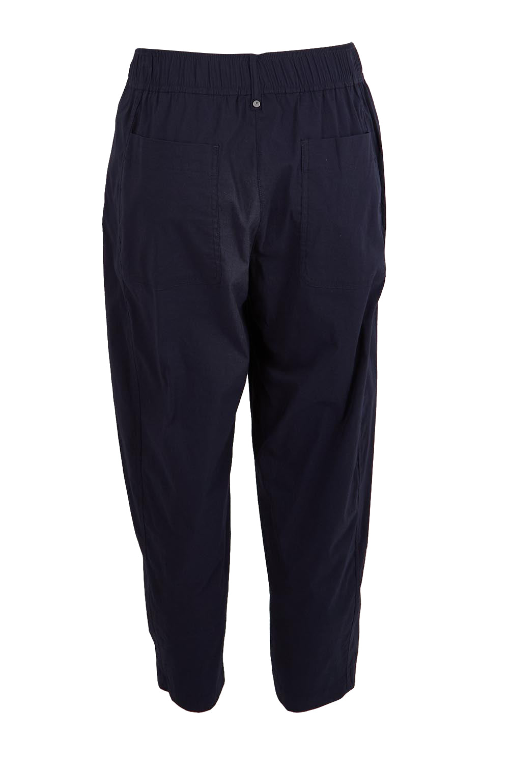 Product shot of the Pump It Up Pant – Navy in colour Navy, from the back