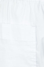 Product shot of the Pump It Up Pant – White in colour White, showing detail