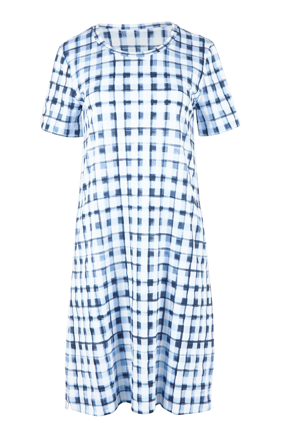 Product shot of the Here Comes Summer Dress – Checkers in colour Checkers, from the front