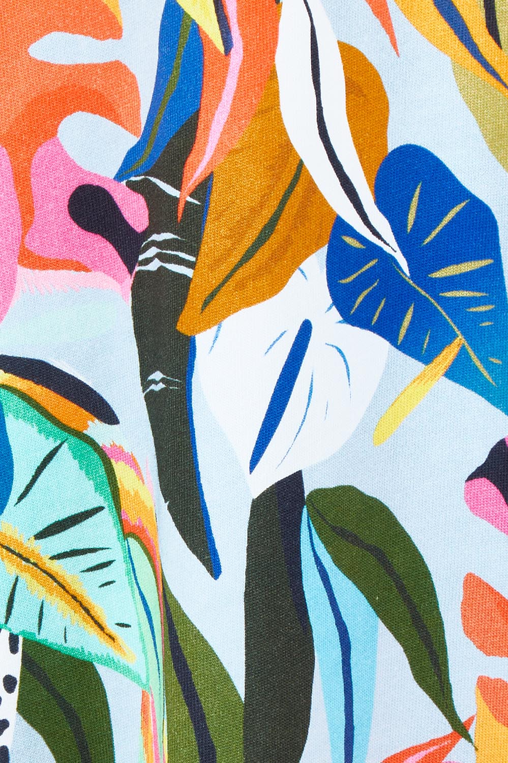 Product shot of the Here Comes Summer Dress – Lyrical in colour Lyrical, showing detail