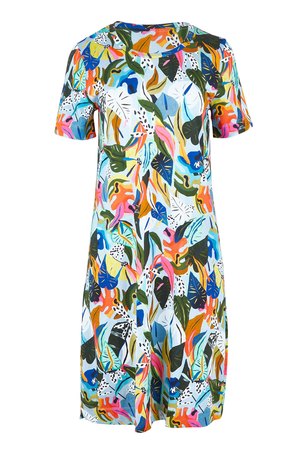 Product shot of the Here Comes Summer Dress – Lyrical in colour Lyrical, from the front