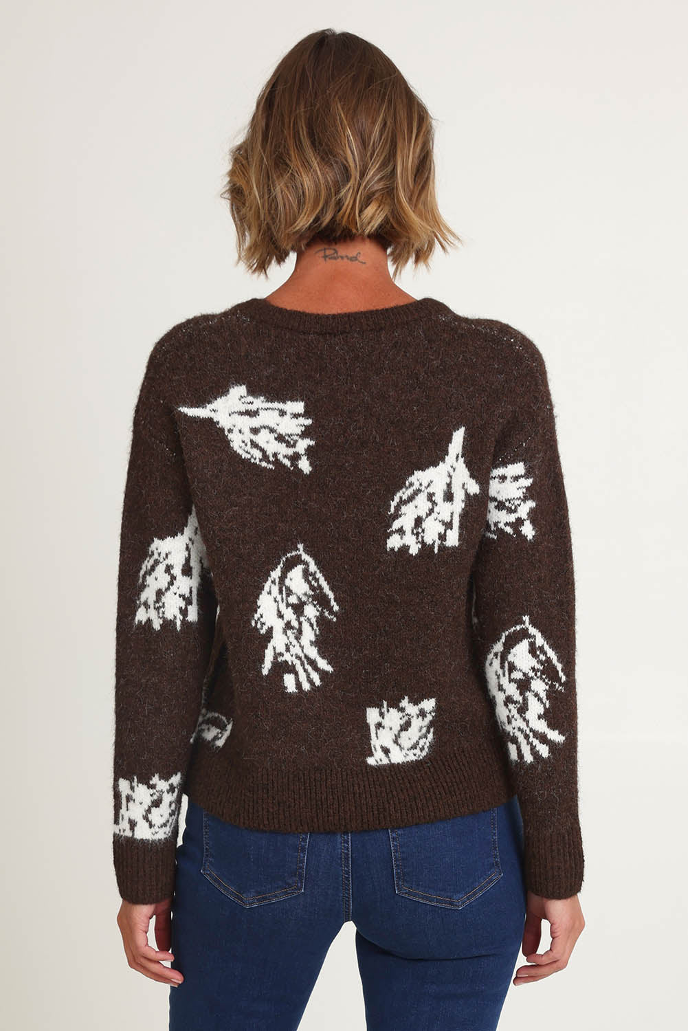 Bloom & Loom Jumper – Coffee