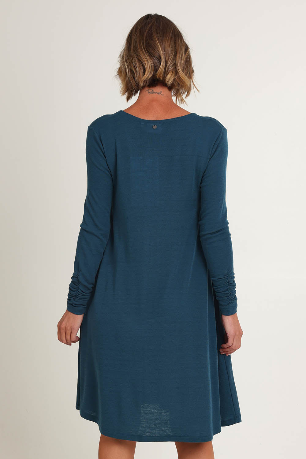 Delightful Merino Wool Dress – Green