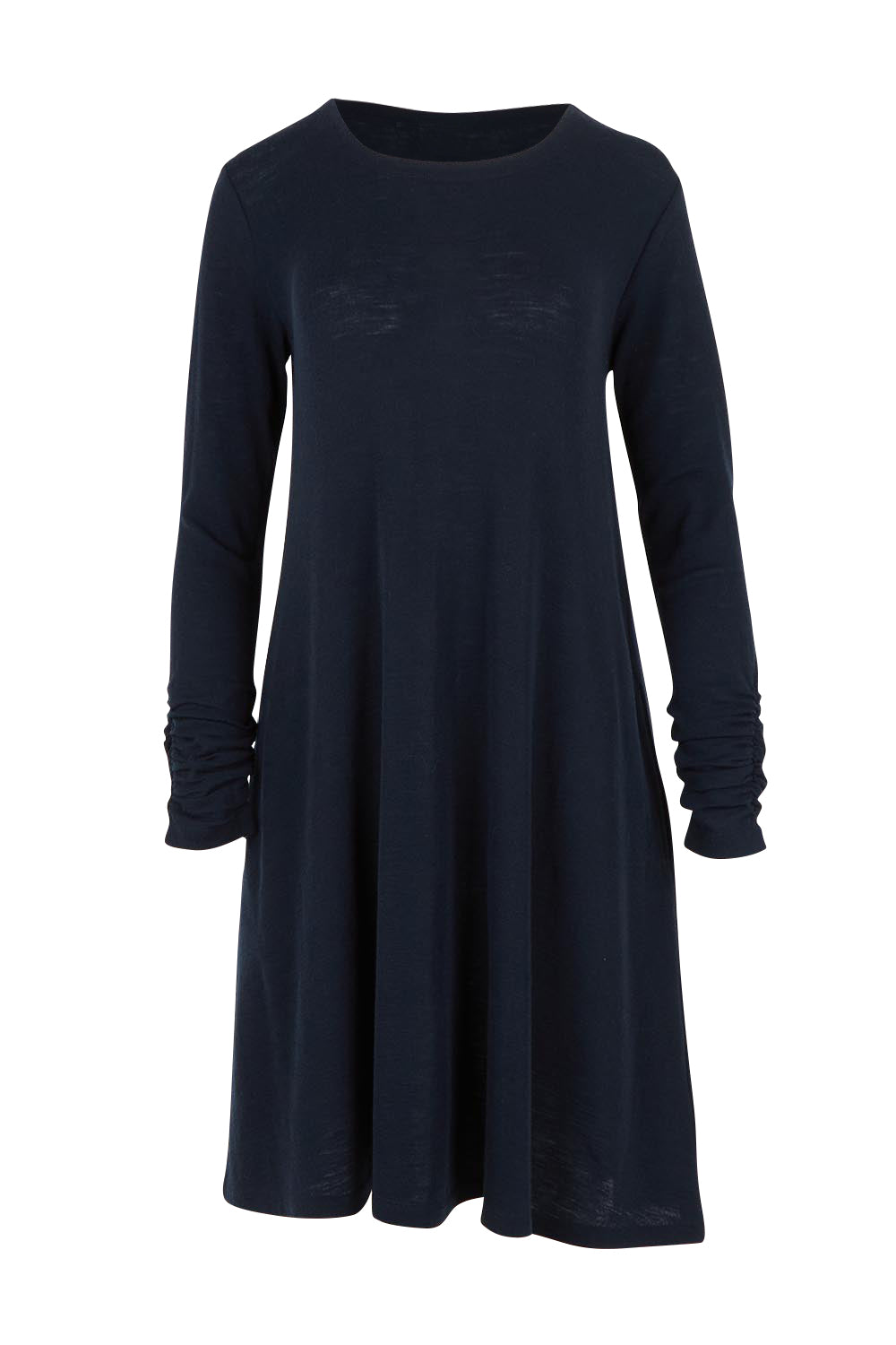 Delightful Merino Wool Dress– Navy