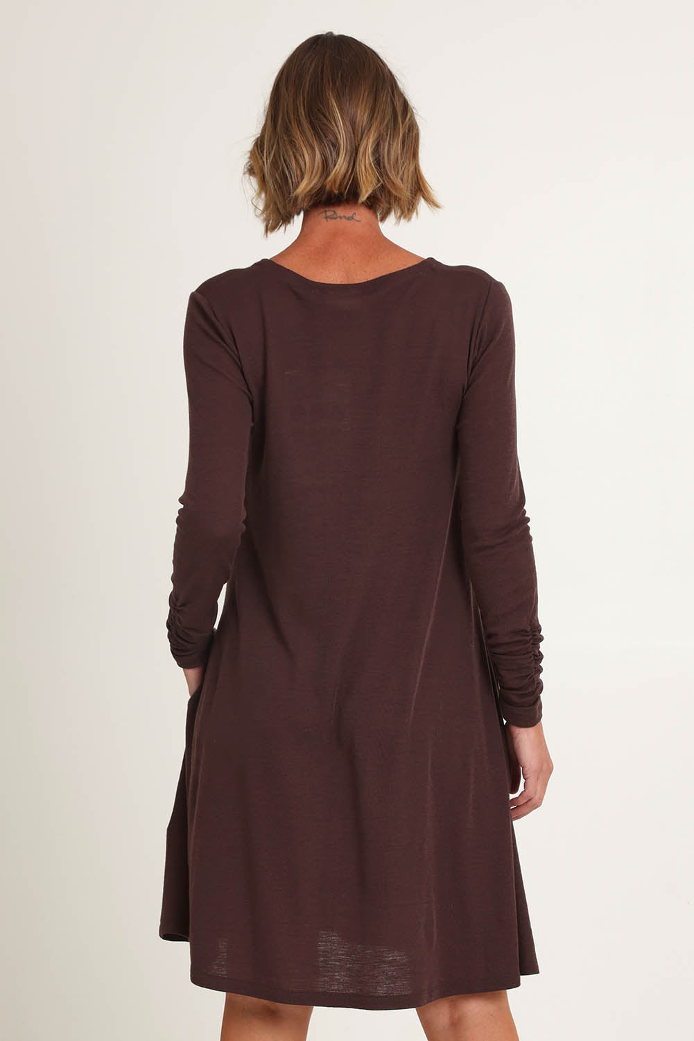 Delightful Merino Wool Dress – Ristretto