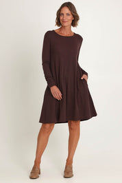 Delightful Merino Wool Dress – Ristretto