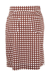 Product shot of the Tee Riffic Skirt – Checkit in colour Checkit, from the back