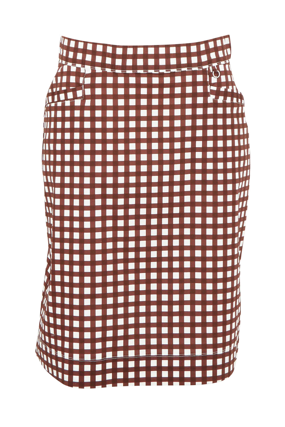 Product shot of the Tee Riffic Skirt – Checkit in colour Checkit, from the front