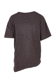 Product shot of the Spliced And Diced Tee – Sable in colour Sable, from the back