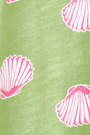 Product shot of the Ever So Fine Tee – Keepclam in colour Keepclam, showing detail