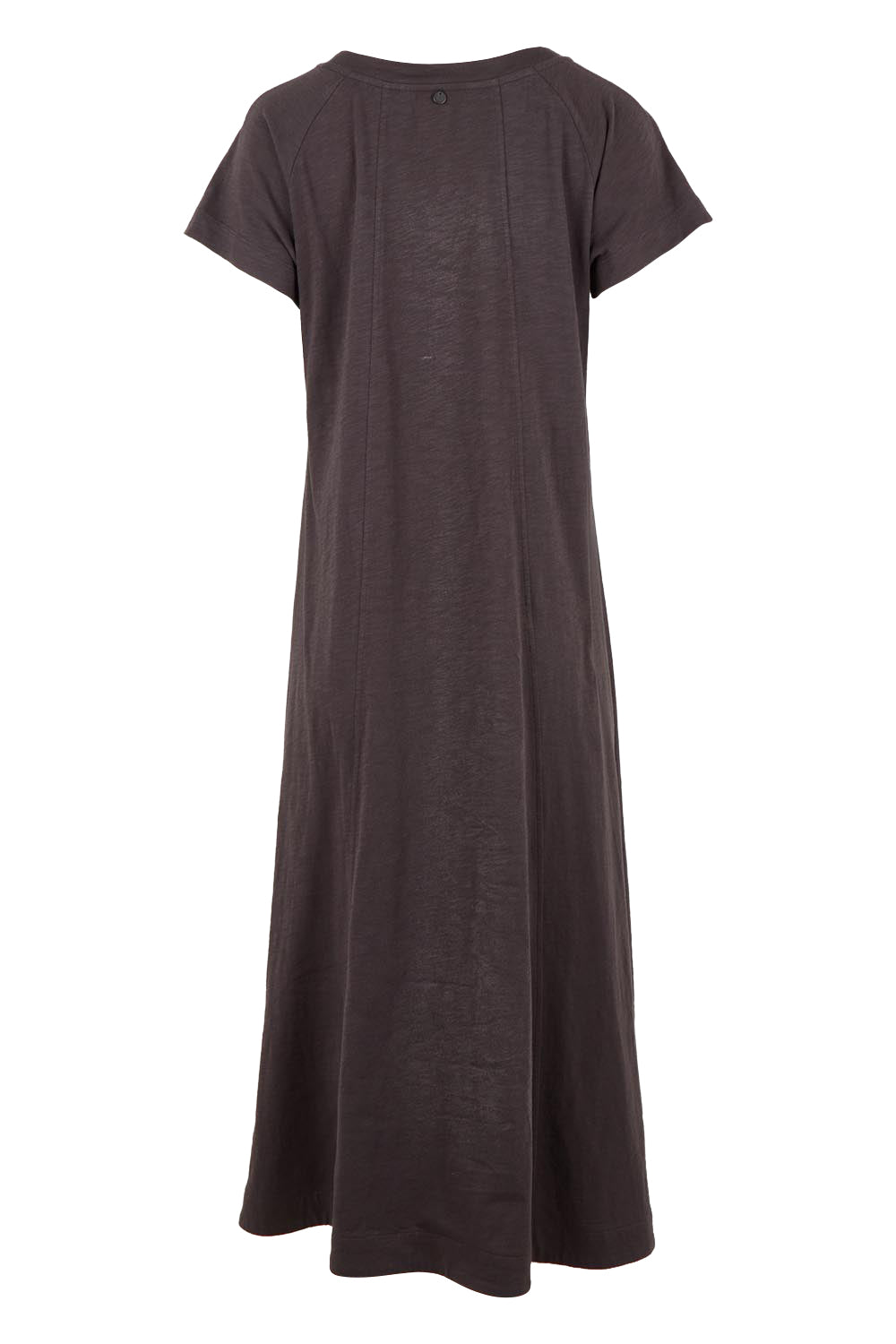 Product shot of the Seamingly Good Dress – Sable in colour Sable, from the back