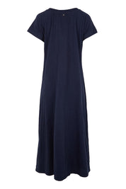 Product shot of the Seamingly Good Dress – Truenavy in colour Truenavy, from the back