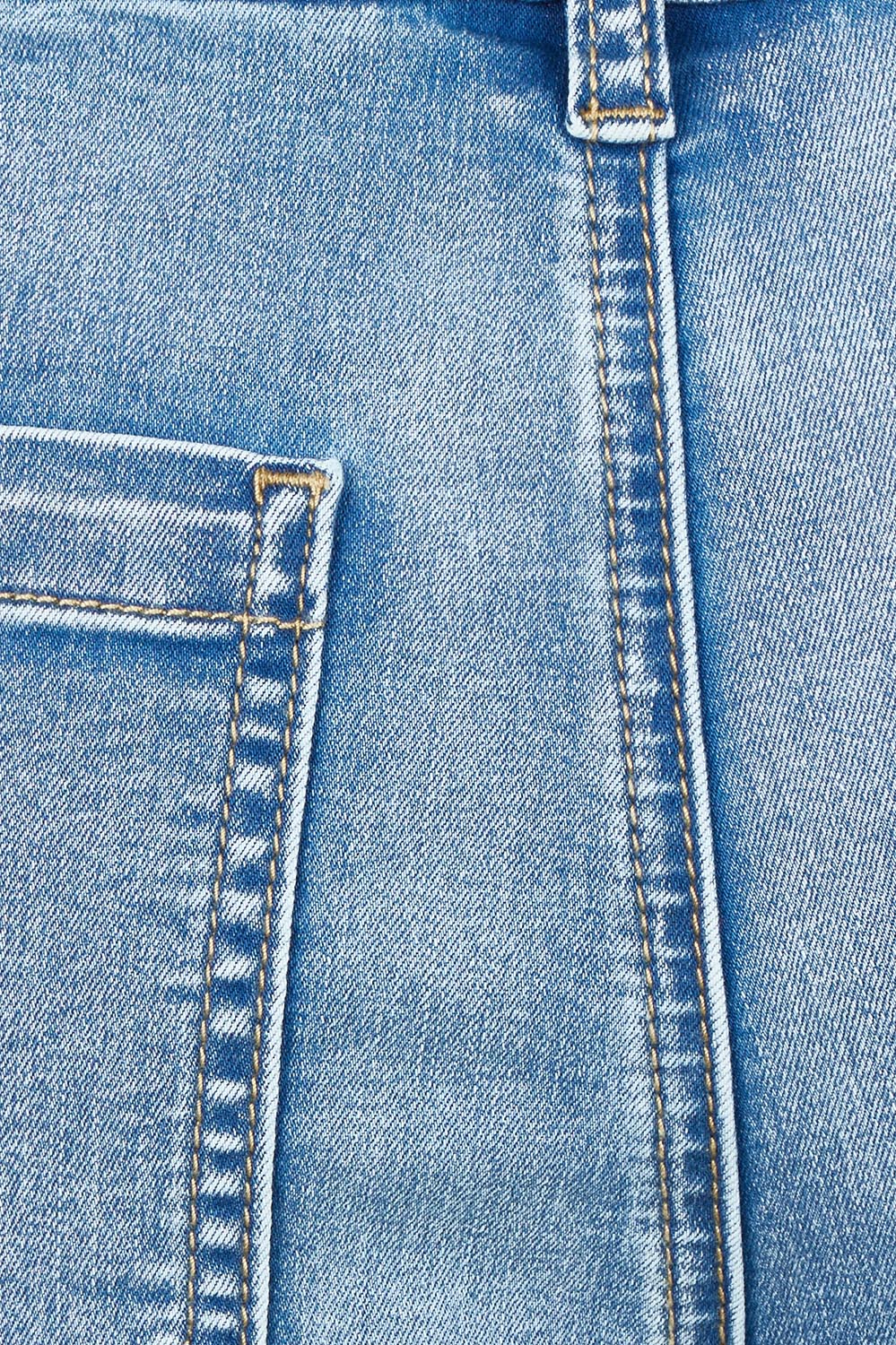Product shot of the Oh Lala Jean – Stonewash in colour Stonewash, showing detail