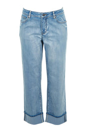 Product shot of the Oh Lala Jean – Stonewash in colour Stonewash, from the front