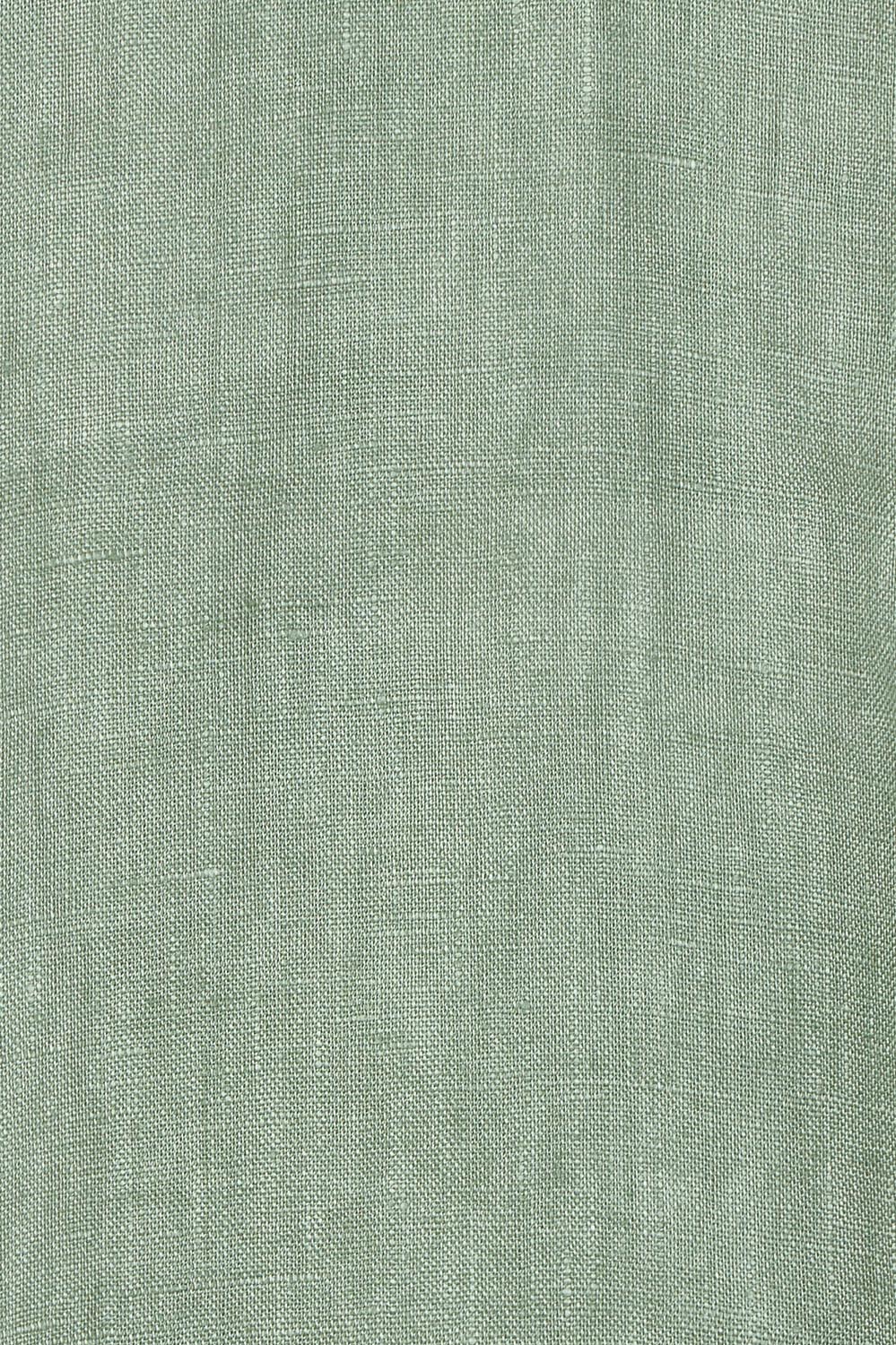Product shot of the V Festival Dress – Sage in colour Sage, showing detail