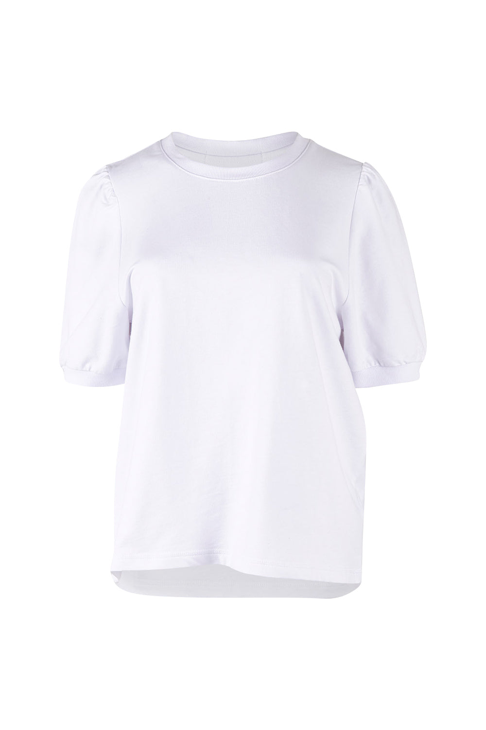 Product shot of the Ingrid Tee in colour White (White), from the front