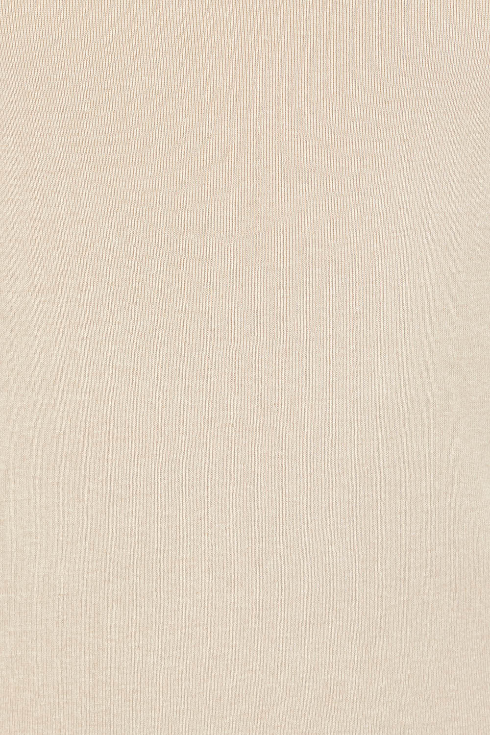 Product shot of the Esme Cotton Tank in colour Oatmeal, detail