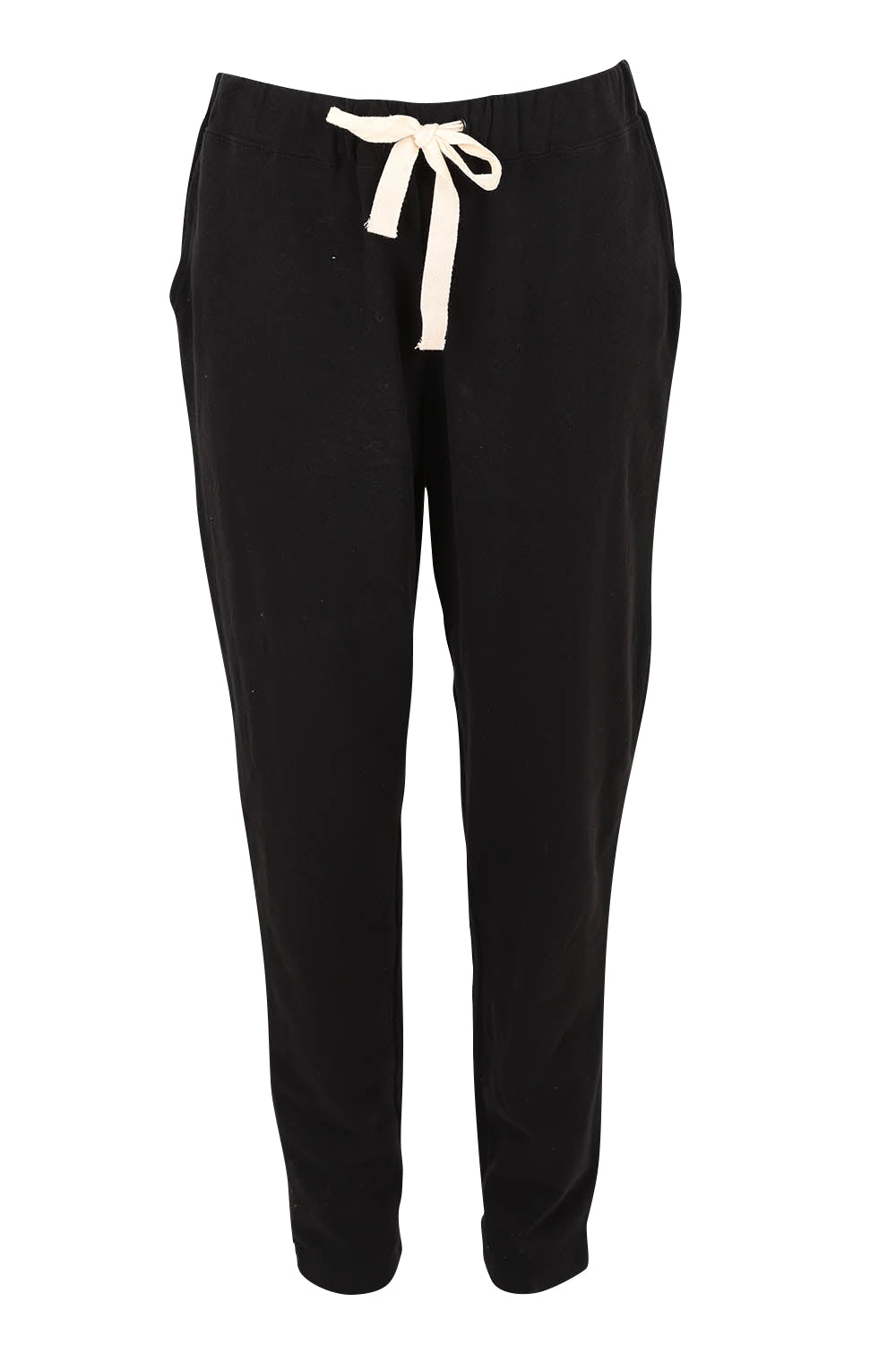 Product shot of the Elements Monday Cotton Pant in colour Black (Black), from the front