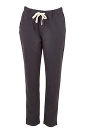 Product shot of the Elements Monday Cotton Pant in colour Coal (Grey), from the front