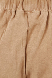 Product shot of the Elements Monday Cotton Pant in colour Coconut, detail