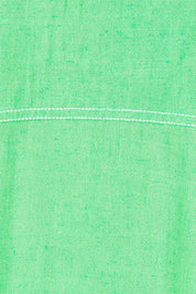 Product shot of the Sage Dress in colour Irishgreen (Green), detail
