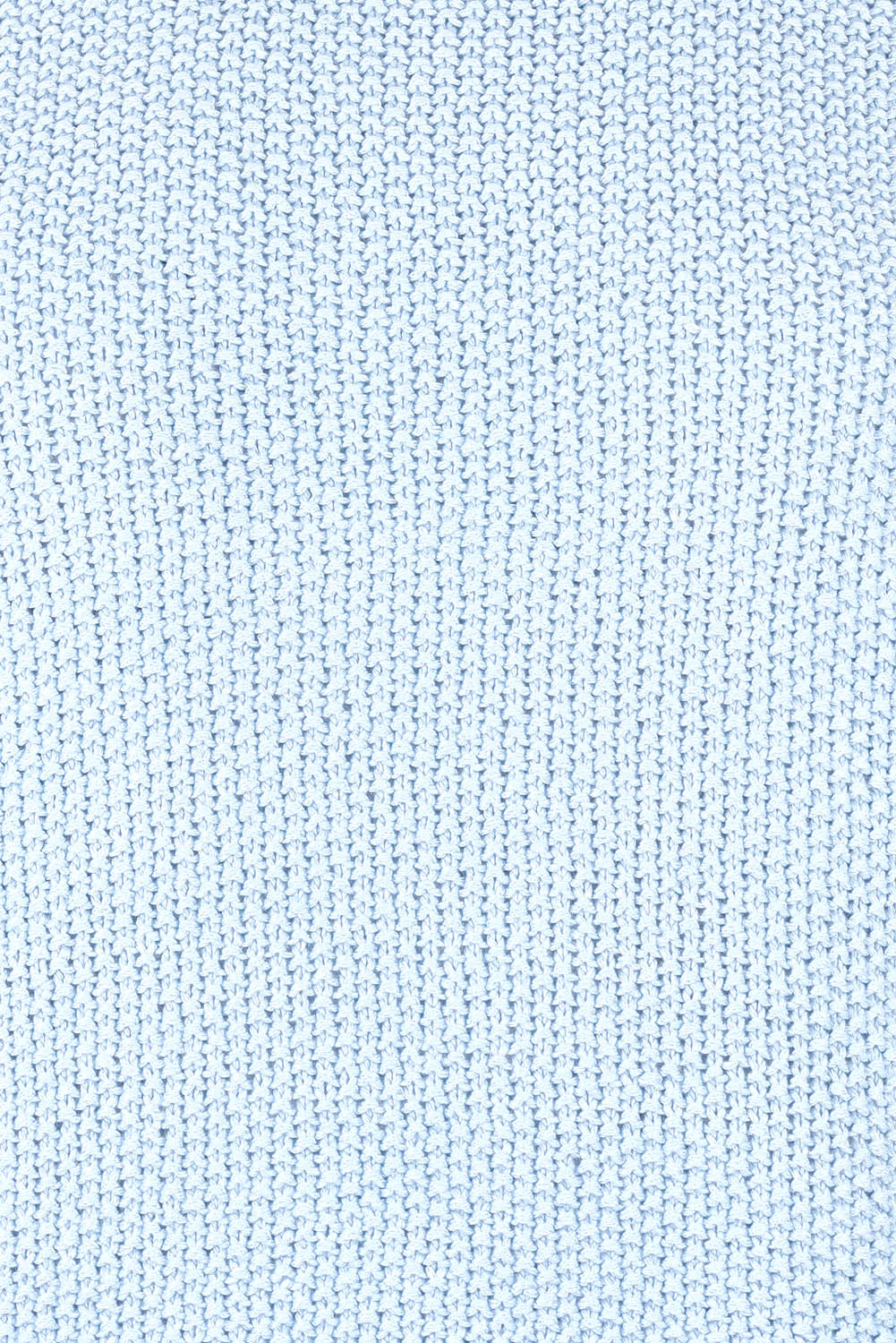 Product shot of the Blair Short Sleeve Cotton Knit in colour Cascadeblu (Blue), detail