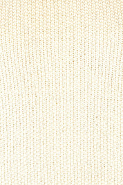 Product shot of the Blair Short Sleeve Cotton Knit in colour Vinwhite (White), detail