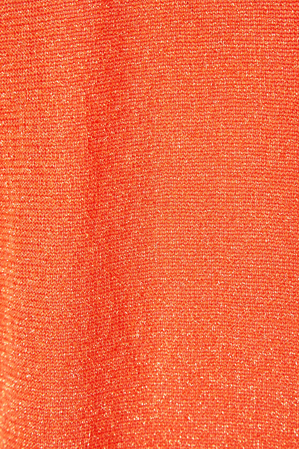Product shot of the Alma Metallic Knit in colour Spcyorange, detail