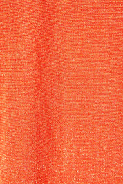 Product shot of the Alma Metallic Knit in colour Spcyorange, detail