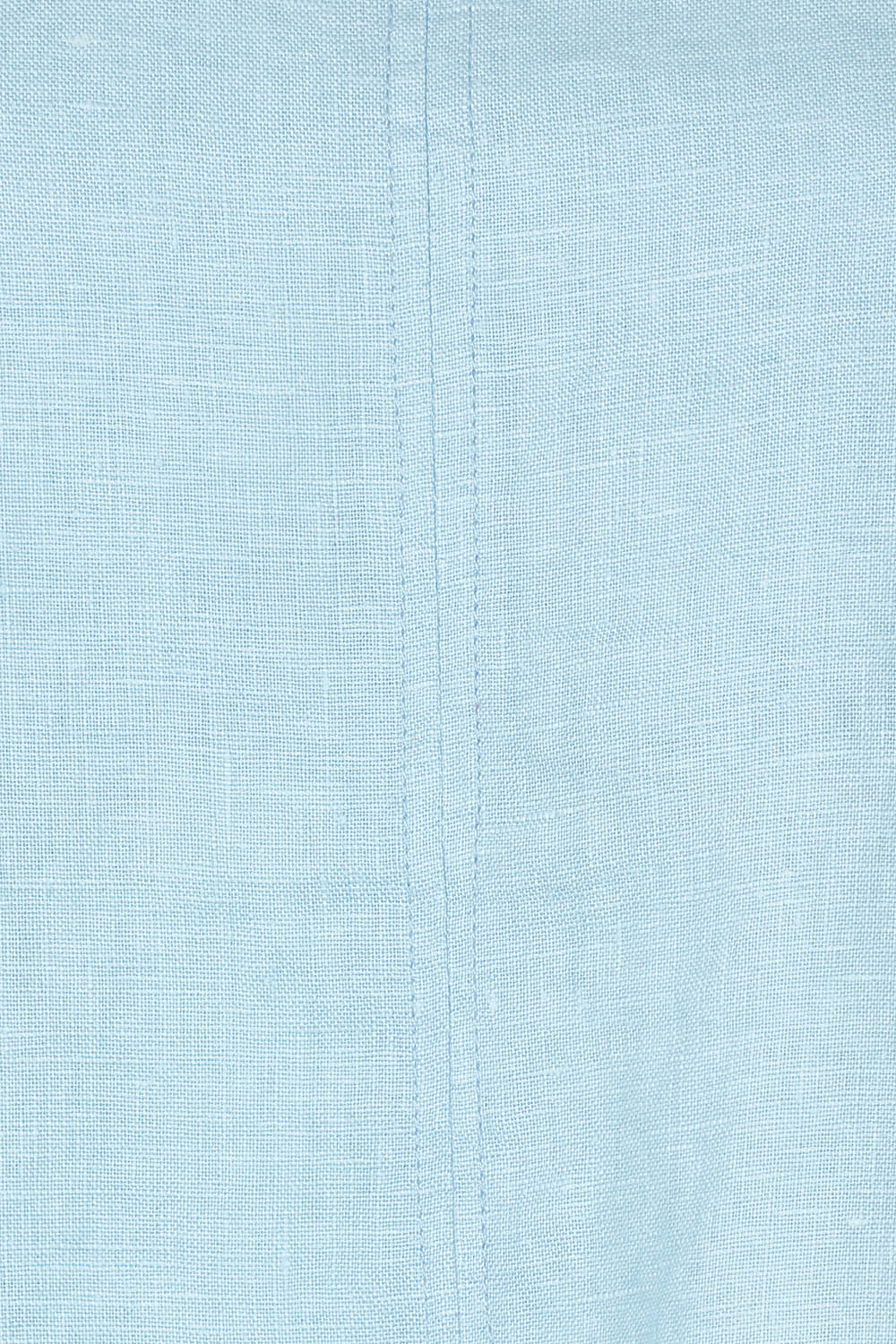 Product shot of the Bastia Linen Dress in colour Bluebelle (Blue), detail