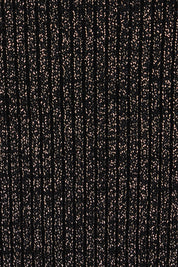 Product shot of the Tessa Metallic Knit Tank in colour Black (Black), detail
