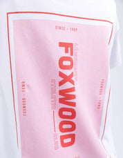 Product shot of the Leisure Overload Cotton Tee in colour White (White), detail