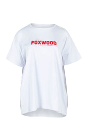 Product shot of the Leisure Overload Cotton Tee in colour White (White), from the front