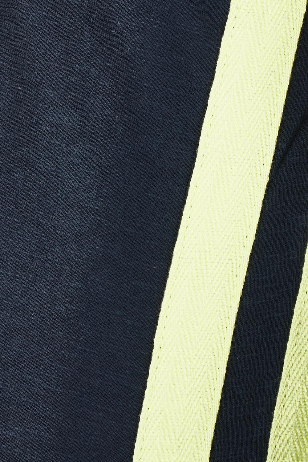 Product shot of the Leisure Recovery Cotton Dress in colour Navyyellow (Blue), detail