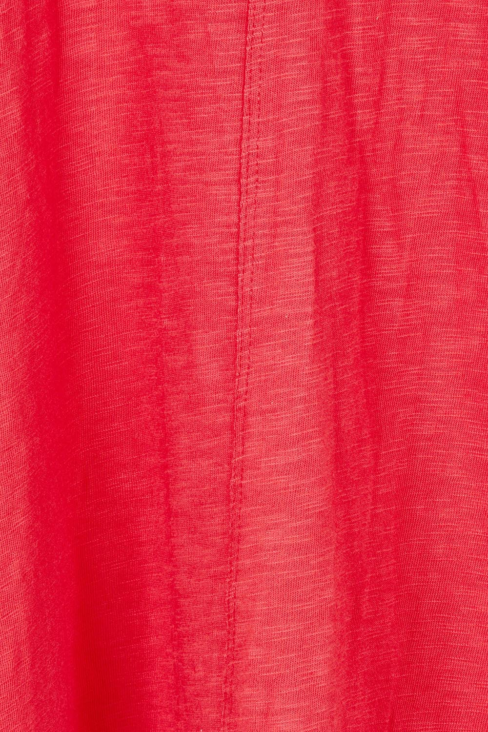 Product shot of the Leisure Recovery Cotton Dress in colour Red (Red), detail