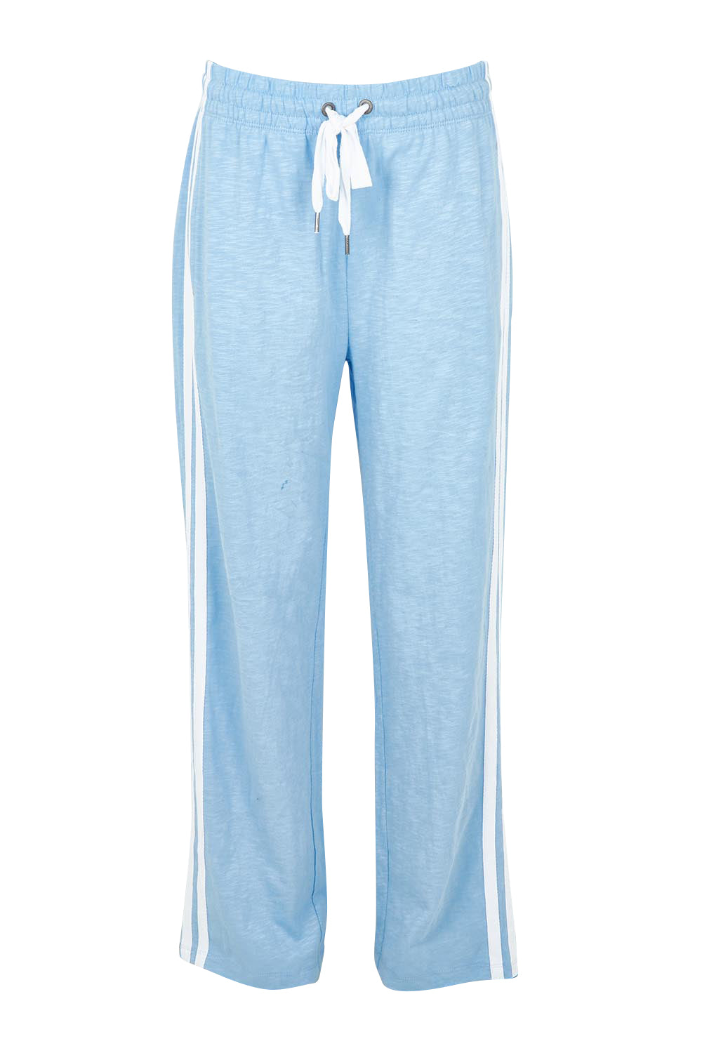 Product shot of the Leisure Power Cotton Pant in colour Blue (Blue), from the front