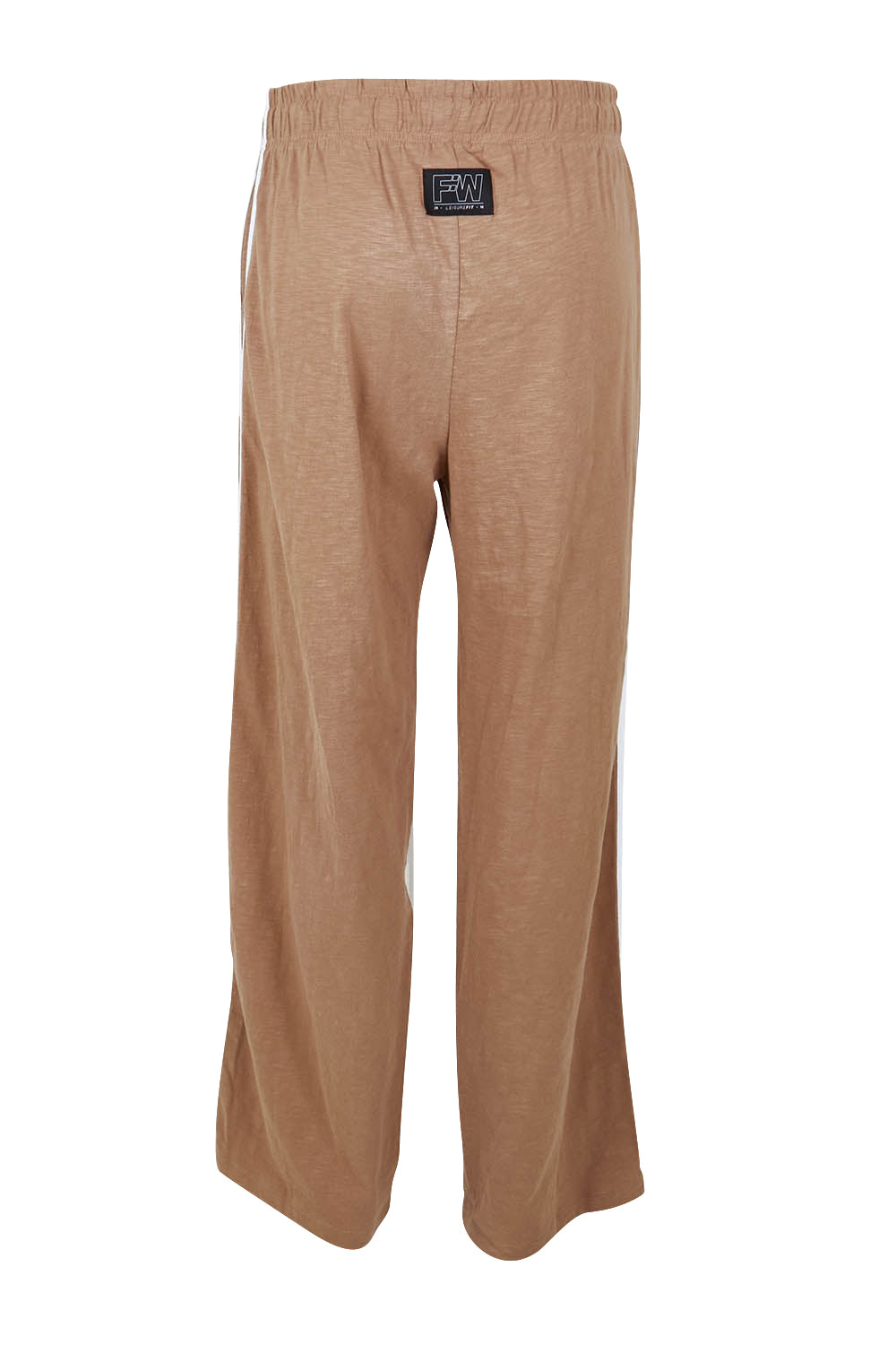 Product shot of the Leisure Power Cotton Pant in colour Mocha, from the back
