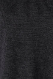 Product shot of the Jude Wool Blend Knit in colour Black (Black), detail
