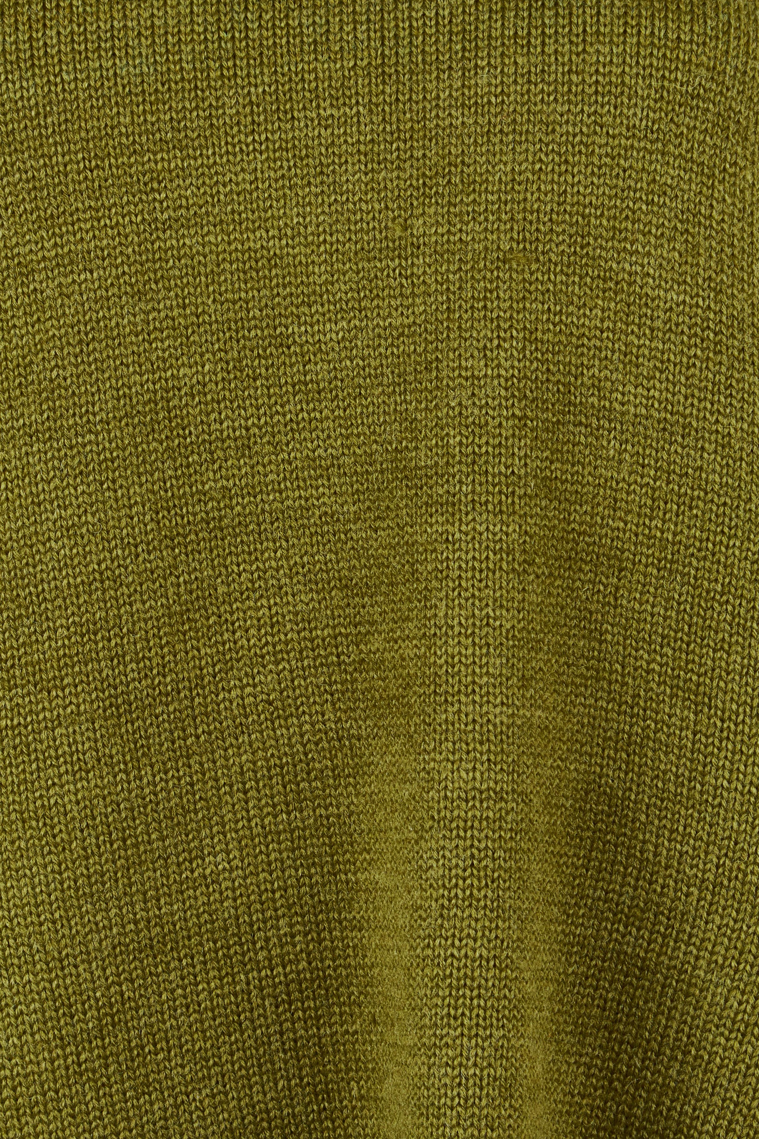 Product shot of the Jude Wool Blend Knit in colour Olivegree (Green), detail