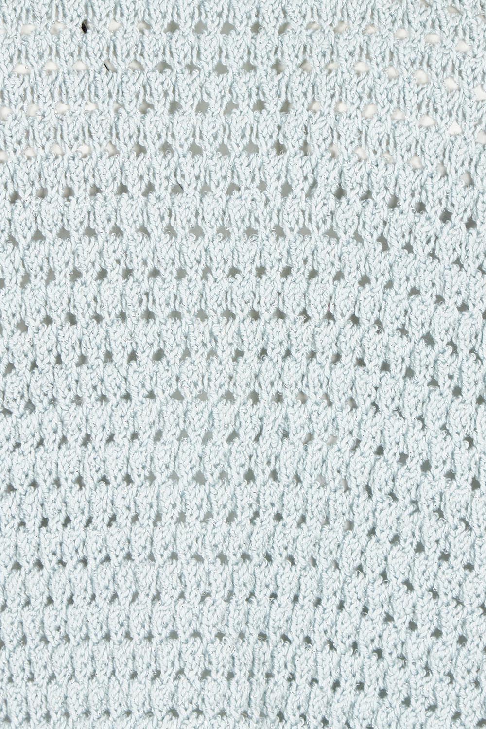 Product shot of the Isla Knit Vest in colour Balladblue (Blue), detail