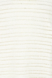 Product shot of the Chilli Cotton Knit Top in colour Vintawhite (White), detail