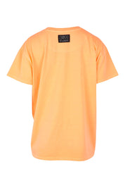 Product shot of the LA Aths Cotton Tee in colour Peach, from the back