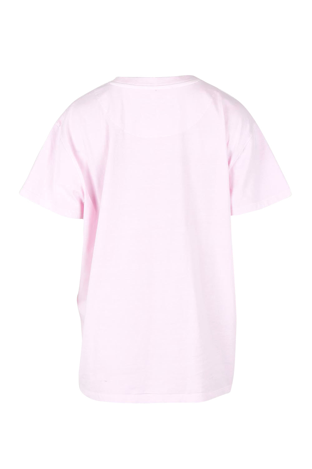 Product shot of the Palermo Cotton Tee in colour Lavender (Purple), from the back