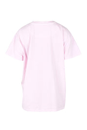 Product shot of the Palermo Cotton Tee in colour Lavender (Purple), from the back