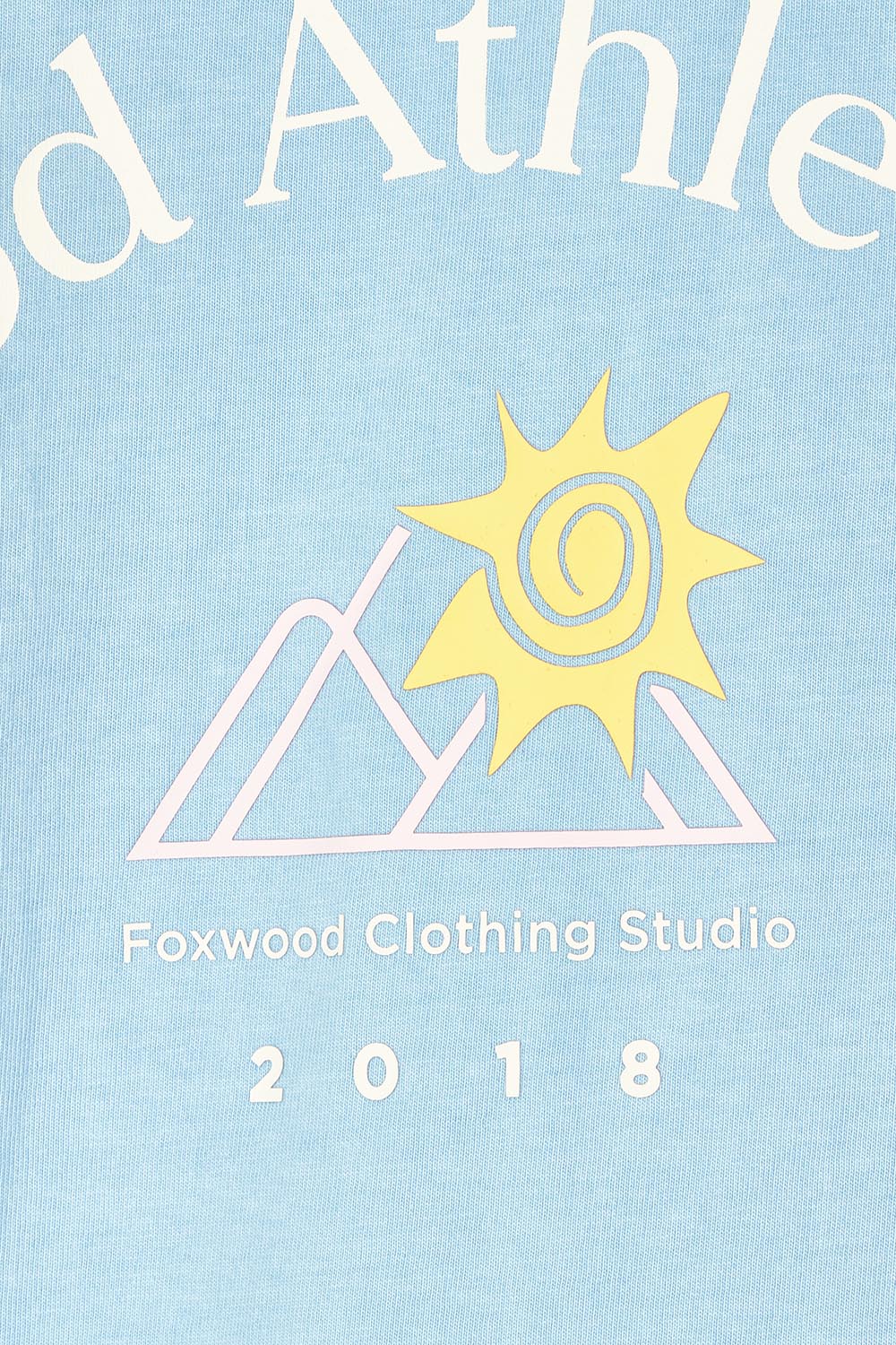 Product shot of the Club Cotton Tee in colour Blue (Blue), detail