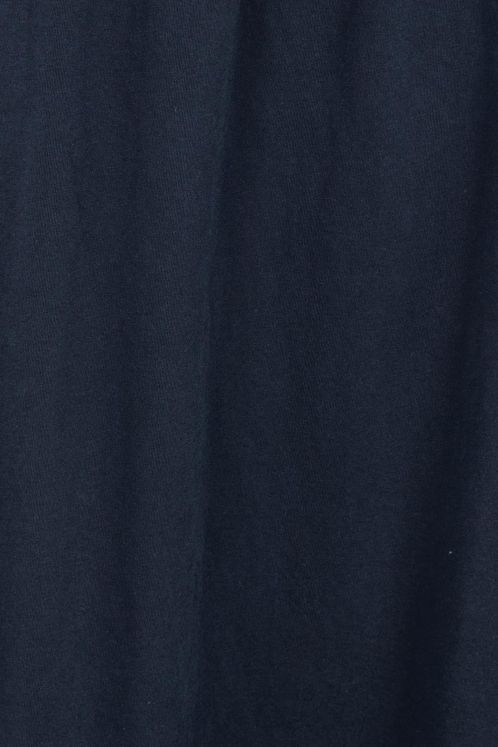 Product shot of the Evolve Cotton Skirt in colour Navy (Blue), detail
