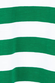 Product shot of the Tallow Cotton Dress in colour Whtgreen, detail