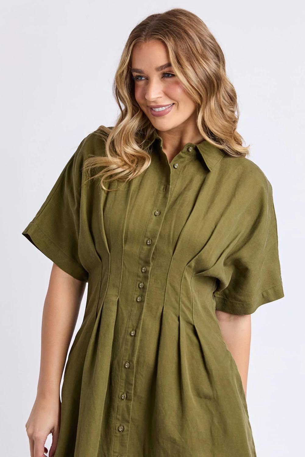 Marbella Dress - Wintermoss